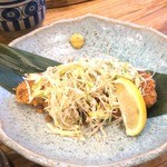 かつ吉 野庵 - ねぎ塩とんかつ定食￥1,500