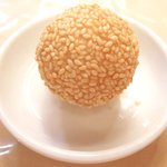 チャイナ 三丁目 - ≪'15/07/30撮影≫冷やし中華 1600円 の胡麻団子