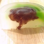 たねや - 2015.7　上生菓子　みおつくし　断面