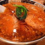 支那麺 はしご - 太肉だんだん麺（大辛・麺固め）