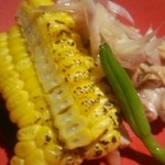 もと井 - 三河地鶏焼き  3800円コースの一品