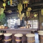 とんかつ長助 - 店内は古民家情緒たっぷり