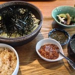 冷やしからそば定食