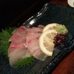 春来 - シマアジのお刺身