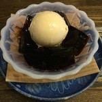 すみだ珈琲 - 自家製コーヒーゼリー アイスクリームのせ