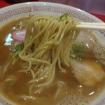 丸高中華そば - 麺アップ