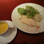 セニョール マサ - スープと前菜の2種盛り合わせ