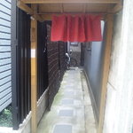 眠庵 - お店の入口