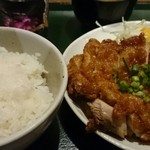 鳥酎 虎ノ門 - 唐揚定食