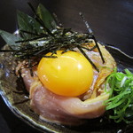 鶏とりお - 鮮度抜群！鶏ユッケ　480円（税抜）