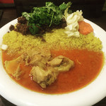 般゜若 PANNYA CAFE CURRY - チキン&キーマ 1350円