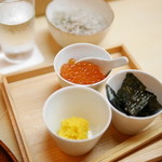 松川 - 【夏】いくら、からすみ、海苔...ご飯のおとも(2015.08.01)