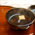 松川 - 【夏】赤出汁のお味噌汁(2015.08.01)