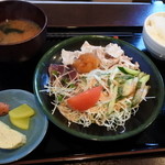 Soul満 - 2015.07　豚しゃぶとカツオタタキ定食＠1,000