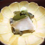 豪龍久保 - 蒸物　淡路の黒アワビ