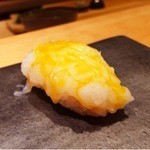 すし 喜邑 - 2015.7.  白烏賊 黄身醤油