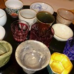 御料理 まつ山 - おちょこは選ばせていただきました♪