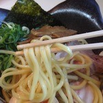 麺屋 夢人 - 夢人つけ麺並（800円）麺リフト