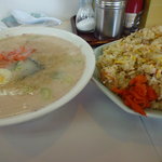 ひろせ食堂 - ラーメンやきめしセット　850円