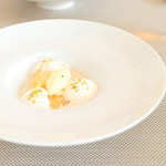 リュミエール大阪KARATO - パイナップルとアーモンド、南国をイメージして ほのかに香るミントの爽やかなソルベと共に '15 8月上旬