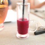 ビーツとフランボワーズのスムージー '15 8月上旬