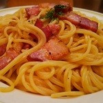 あるでん亭 - カルボナーラ　大盛り