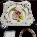 喰善 あべ - お造り②鯛＆マコガレイ