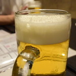 Ajian - まずは通常\380のビールで乾杯だ～。いくらになるかはあなた次第。。かな。