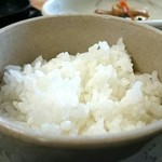 米沢牛黄木 牛鍋おおき  - 芋煮定食(1550円)・ご飯