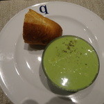 キャトルラパン - <2015年7月再訪>グリーンピースの冷製クリームスープ