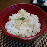 山ごぼう - 冷凍保存しておいたタケノコのご飯