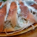 ろばた焼岩手川 - いわし刺2本850円