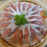ろばた焼岩手川 - いわし刺2本850円