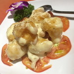 四川食府 - 大正エビのマヨネーズ風味炒め（９８０円）２０１５年７月