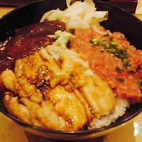 鮨 からく - づけ、煮あなご、中落ちの劇旨ランチチラシ丼