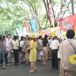 馬事公苑 売店 - 魚津小町さんに会えましたが、お好み好き買えず。　（2014 区民まつり）