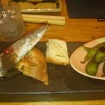 たくまんま - 稚鮎＆枝豆＆自家製パン