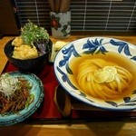 さんま節のひやかけ、はも天丼（肉きんぴらと鯛ちくわ天を追加）2015.8