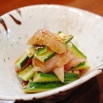 wasabi - 地鶏の昆布締め