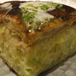 時分時 - お好み焼ブタ820円・・・断面