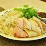 タイ国料理　チャイタレー - 2015.8 カオマンガイ（980円）匠の大山鶏のタイチキンライス