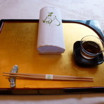 京料理 木乃婦 - 始めの冷たい麦茶が美味しかったです。