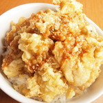Oyster Ten-don (tempura rice bowl)