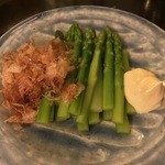 アスパラおひたし