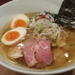 饗 くろ喜 - 特製塩そば１１００円です。