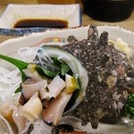 天満酒蔵 - サザエの刺身　＠300