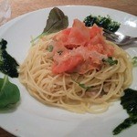 Bocca - 明太子とあさりのスパゲティ　860円(税別)　15/08