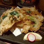 ぼちぼち - 白魚かき揚げ