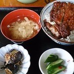 Miyakoya - 2015.08 ソースカツ丼 定食  