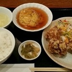 中国酒家 朝陽閣 - 2015-08-03鶏の唐揚げ定食850円